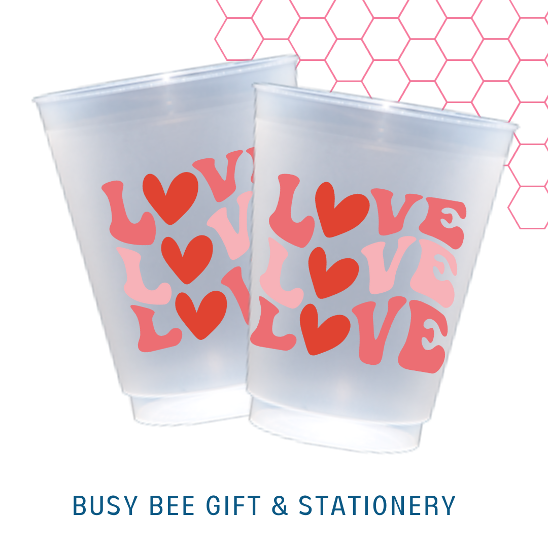 Love Valentine's Day Shatterproof Cups