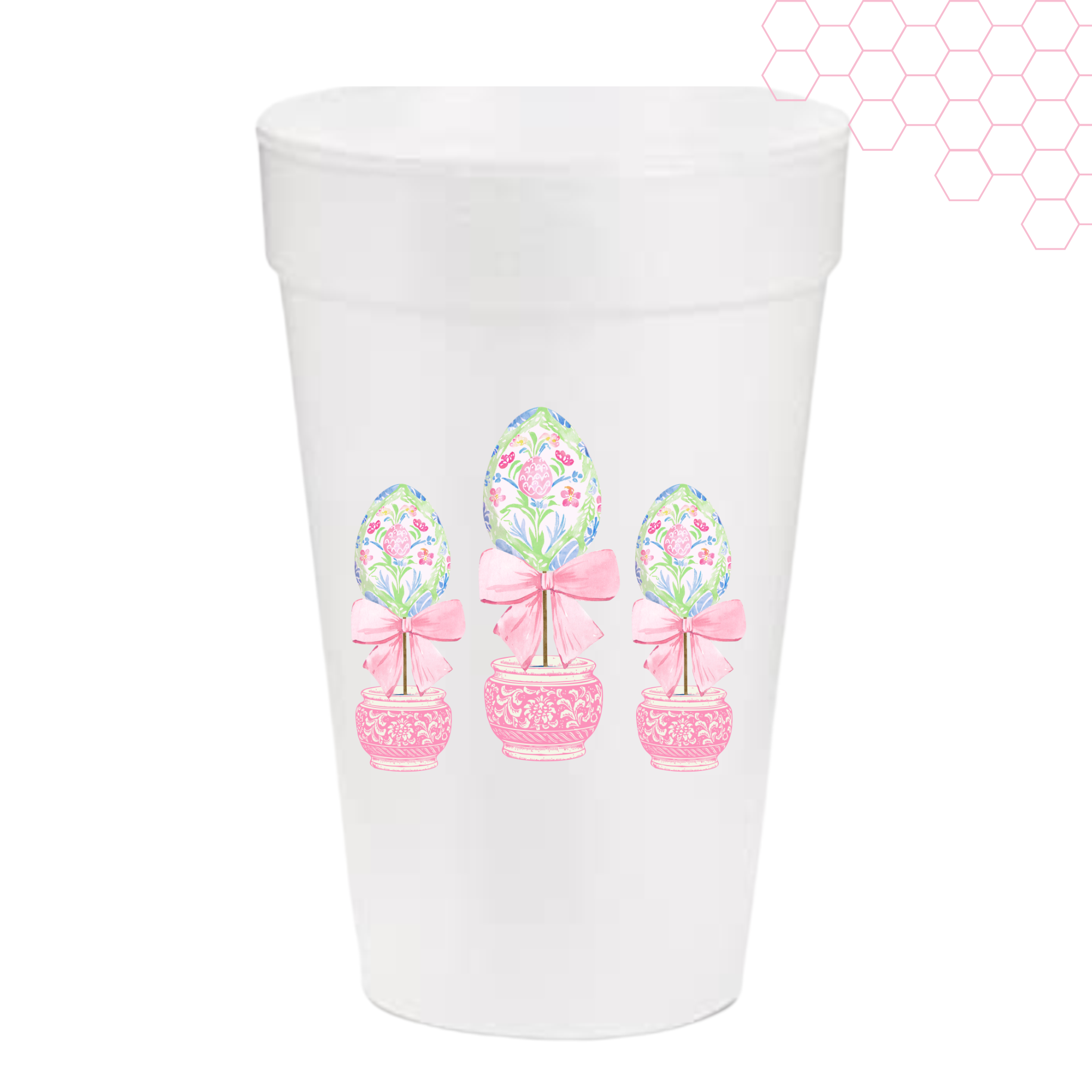 Spring Topiary Styrofoam Cup | Set of 10