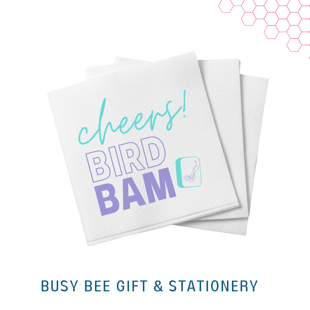 Cheers! Bird Bam Mahjong Cocktail Napkins | set of 20