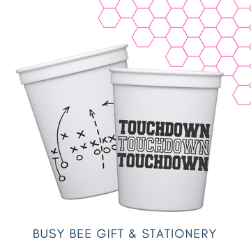 Touchdown Football Game Day Stadium Cups