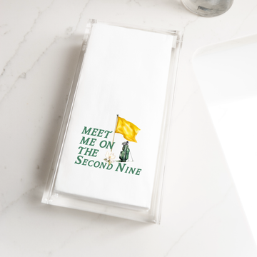 Meet me on the Second Nine Guest Towels| Set of 20