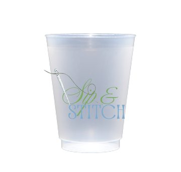 Sip & Stitch Needlepoint Shatterproof Cups | set of 6