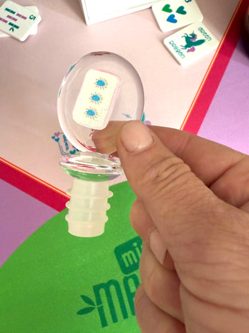 Bam Let's Mahj! Mahjong Wine Topper