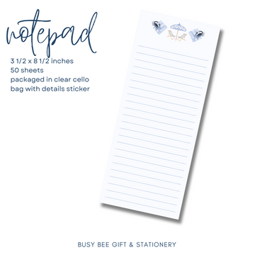 Grand Millennial Summer Skinny Notepad | 50 Sheets