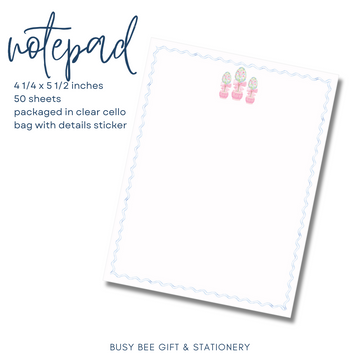 Spring Topiary A2 Notepad  | 50 Sheets