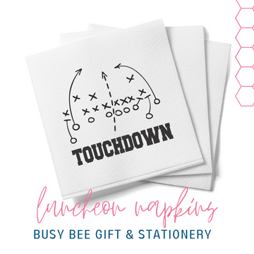 Touchdown Football Gameday Luncheon Napkins