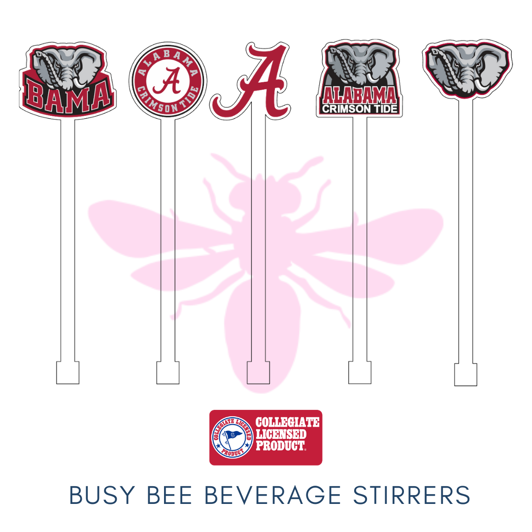 University of Alabama Classic Beverage Sticks - Drink Swizzle Stick