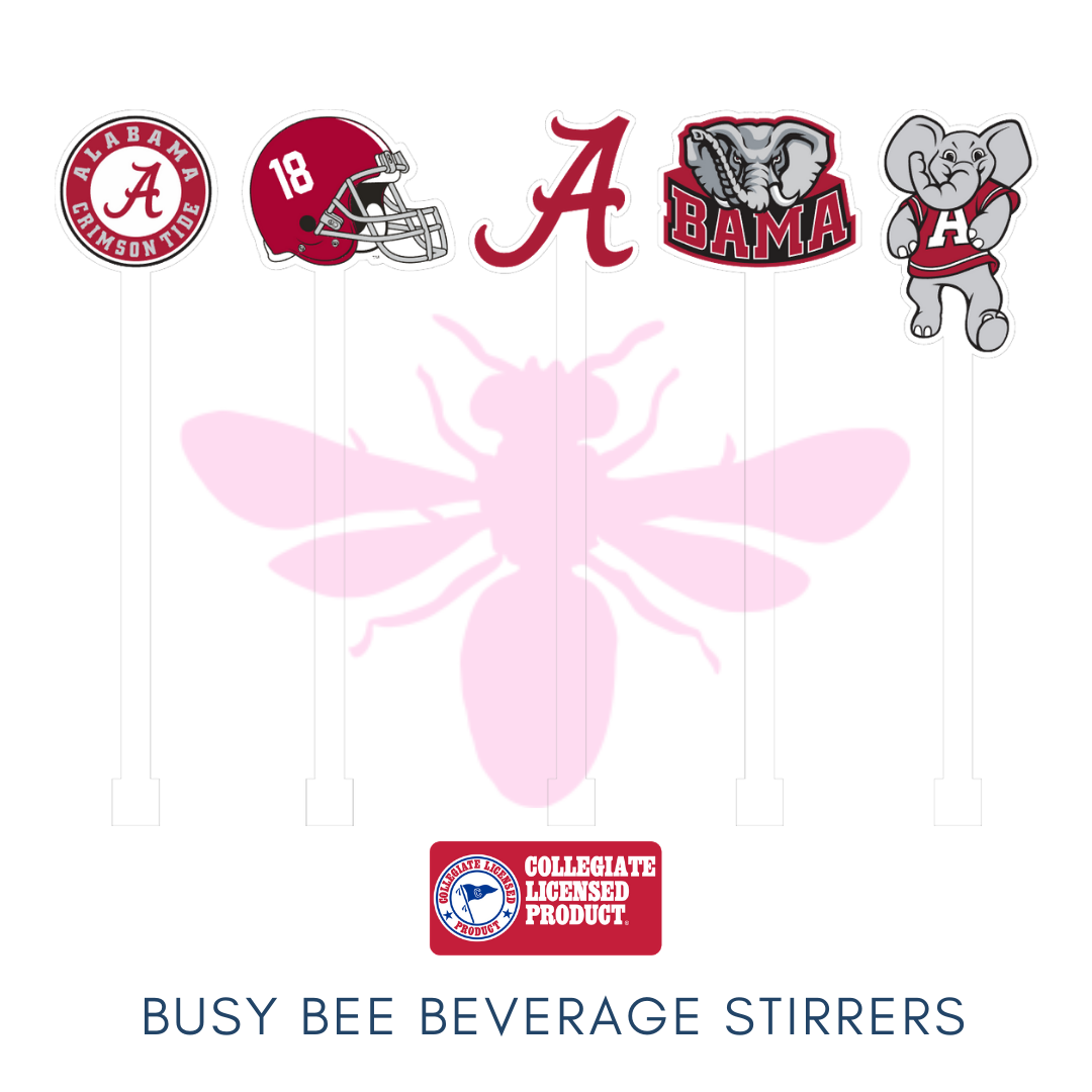 University of Alabama Big Al Beverage Sticks - Drink Swizzle Stick