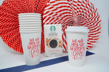 All You Do Be Done in Love Coffee Cups