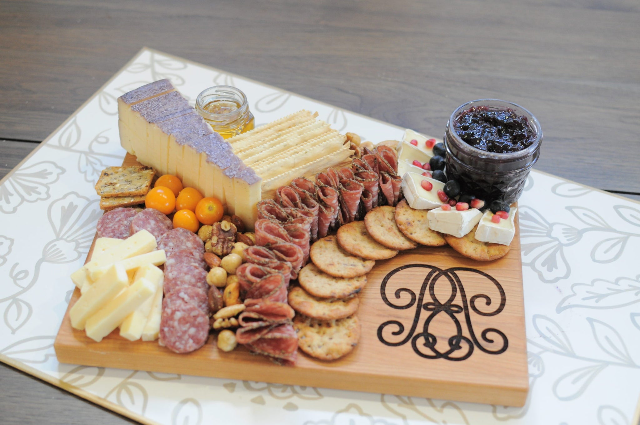 Personalized Charcuterie Wood Serving Board