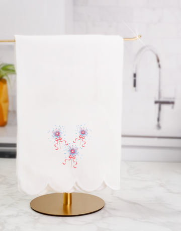 All-American Party Sparklers Tea Towel