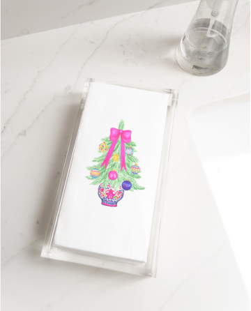 Merry and Bright Guest Towels Linum | Set of 20
