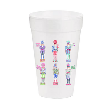 Merry Mahjong Christmas Shatterproof Cups | Set of 6
