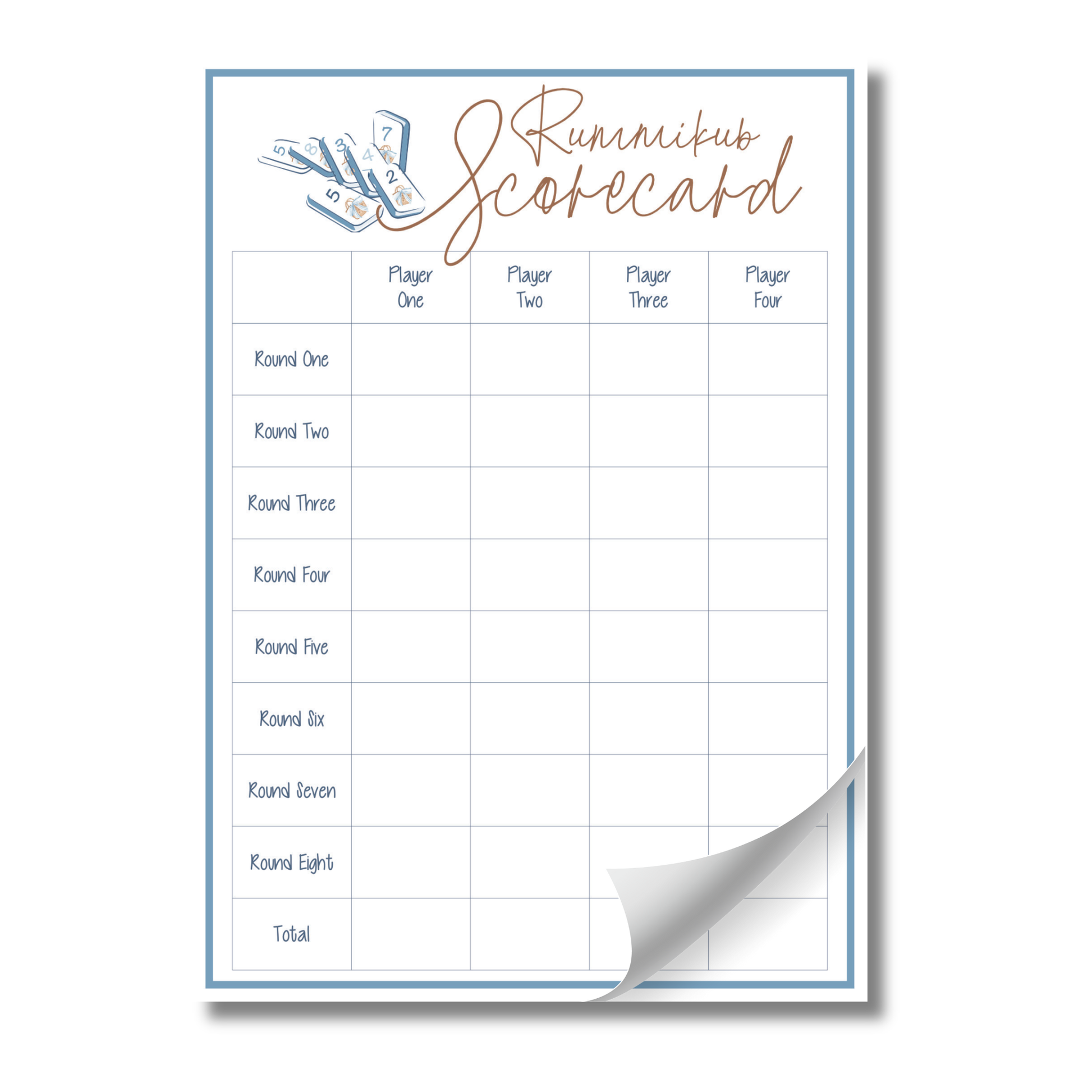 The image is a scoreboard for a game, with a total of 8 players and a total of 8 points. The scoreboard lists the players and their corresponding scores, with the player on the left having the lowest score and the player on the right having the highest score.