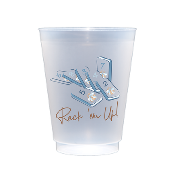 Rummikub Shatterproof Flex Cups | Set of 8 16 oz Cups