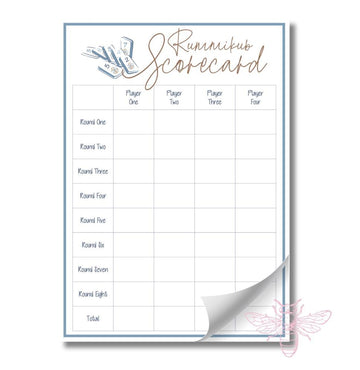 Rummikub Scorecard | Digital Download